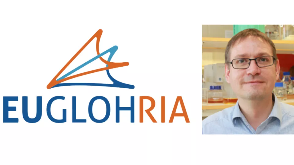 EUGLOHRIA logotype and photo of DR. Wolfgang Knecht